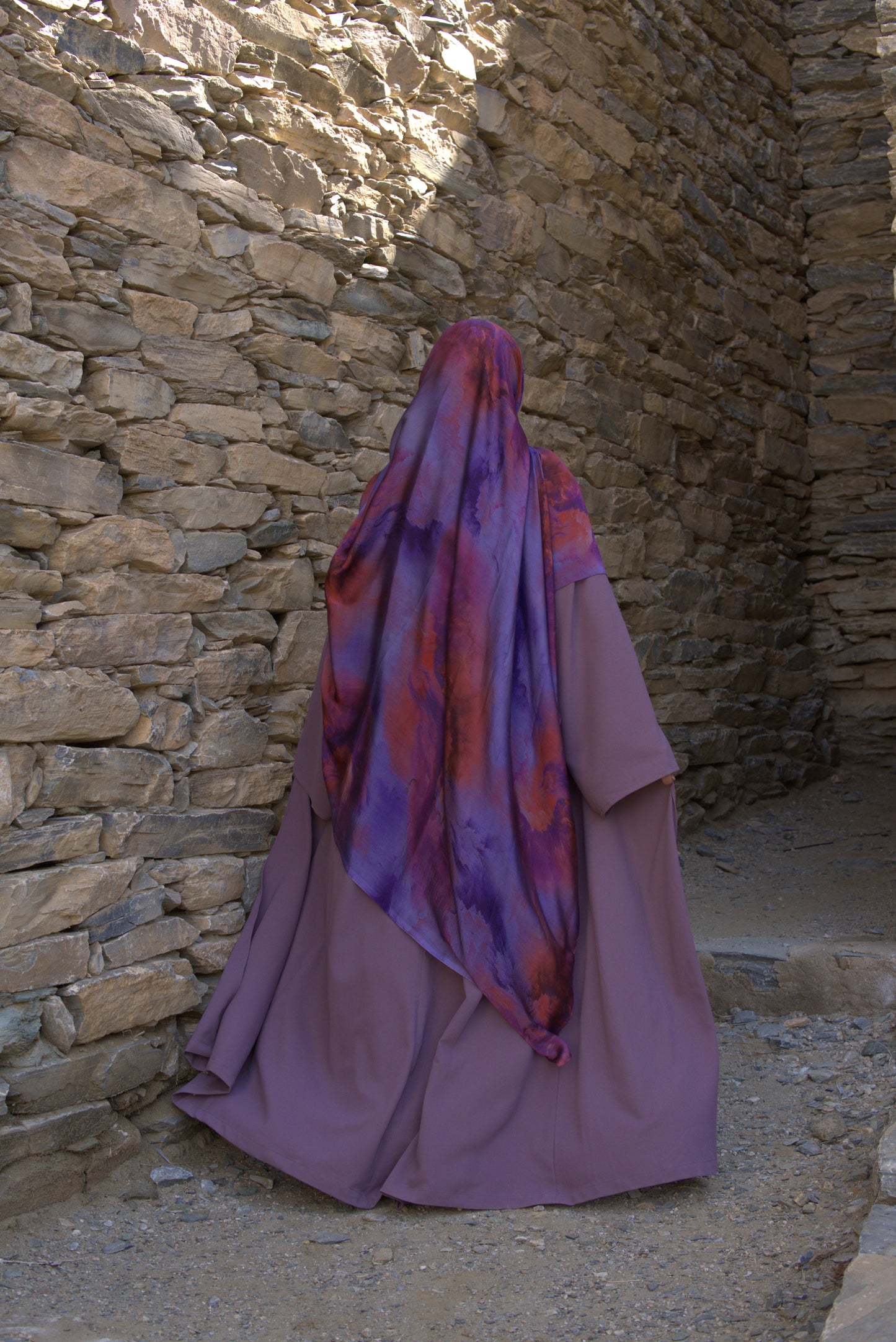 Ayla Abaya in Lilac