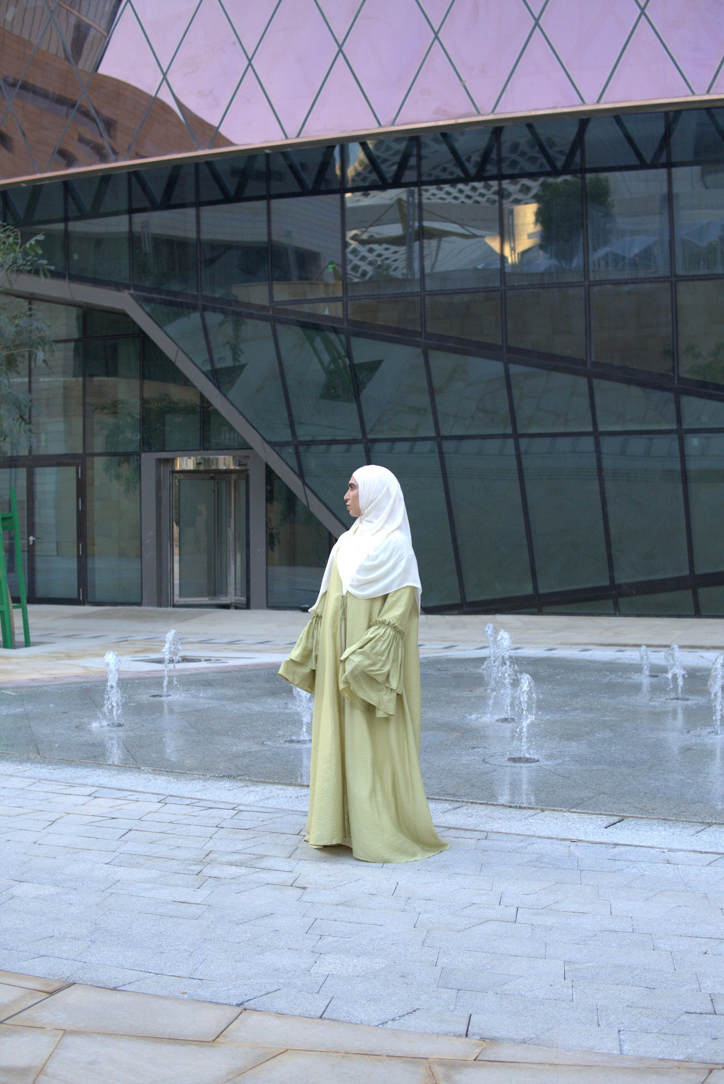 Orchid Outer Abaya