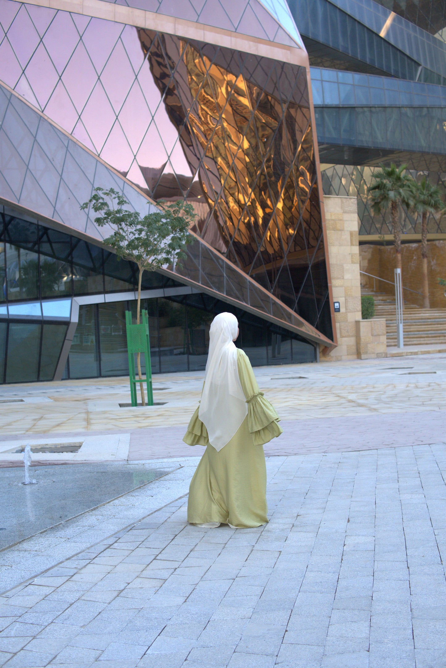 Orchid Outer Abaya