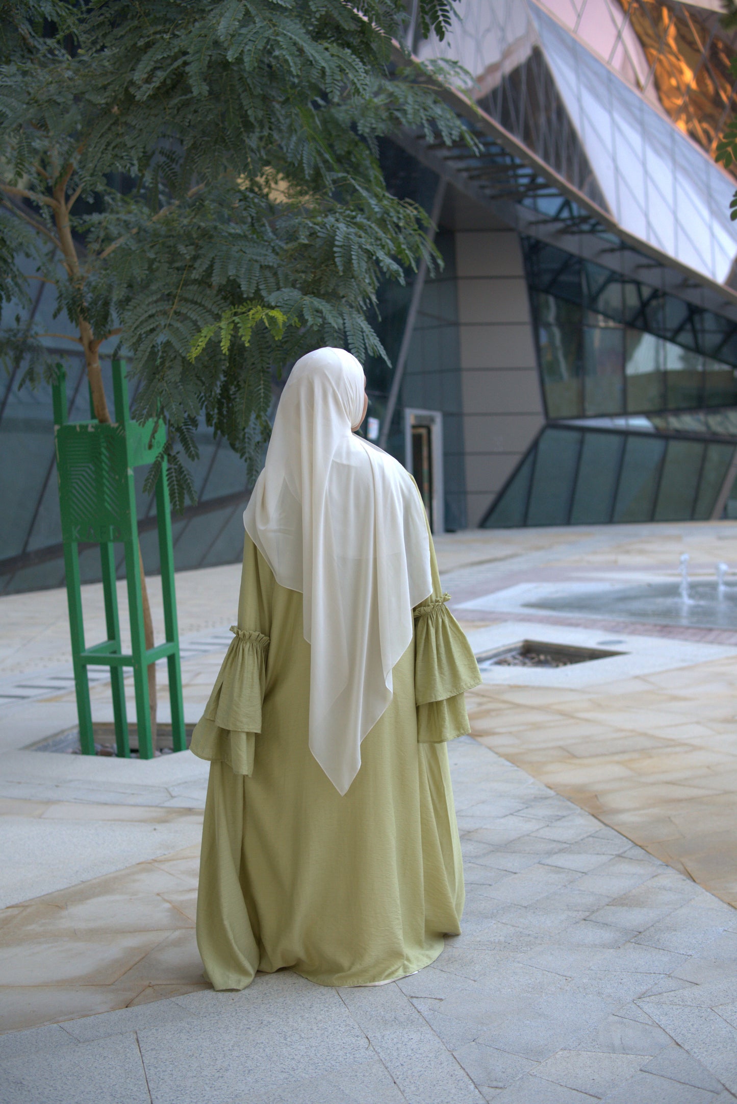 Orchid Outer Abaya