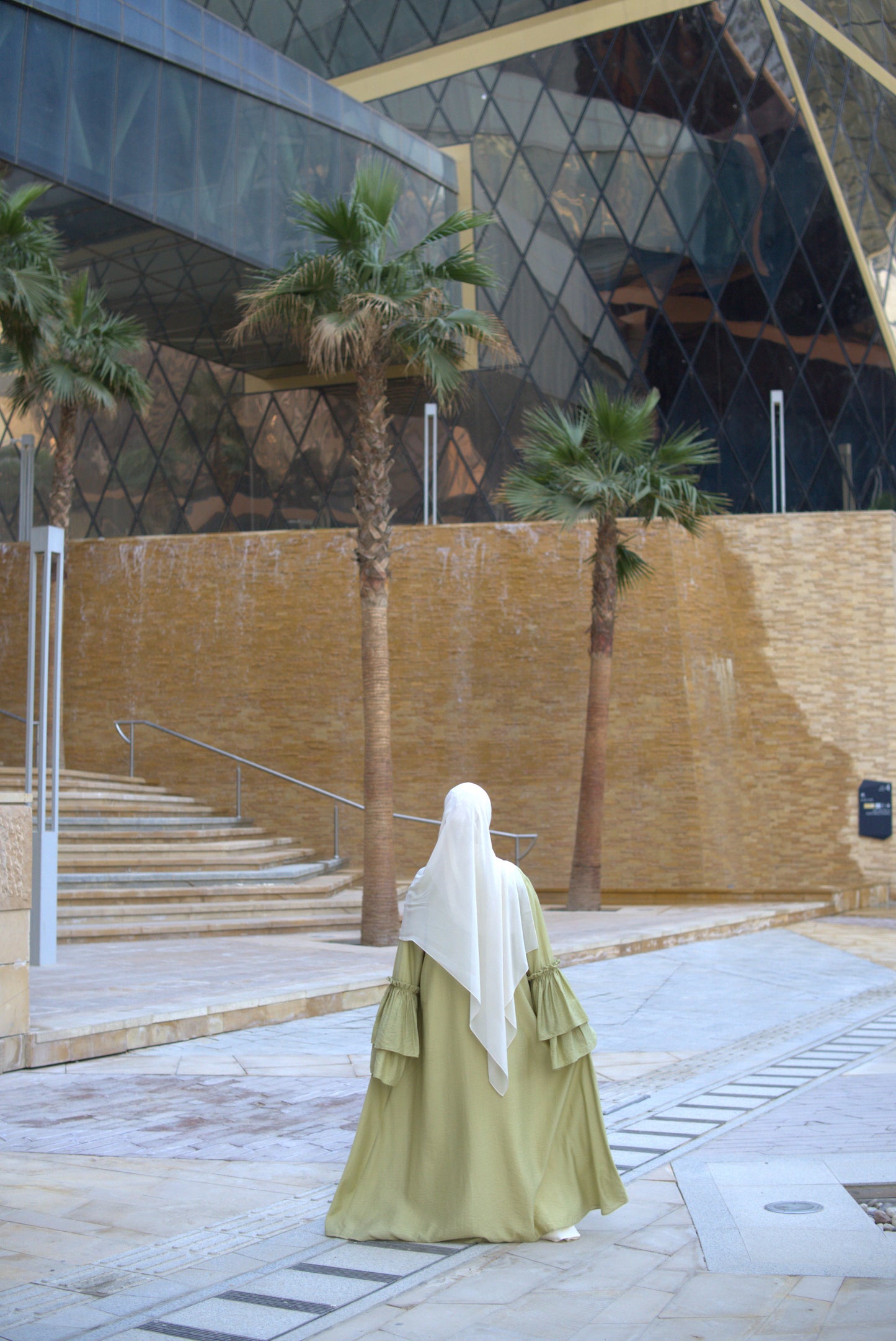 Orchid Outer Abaya